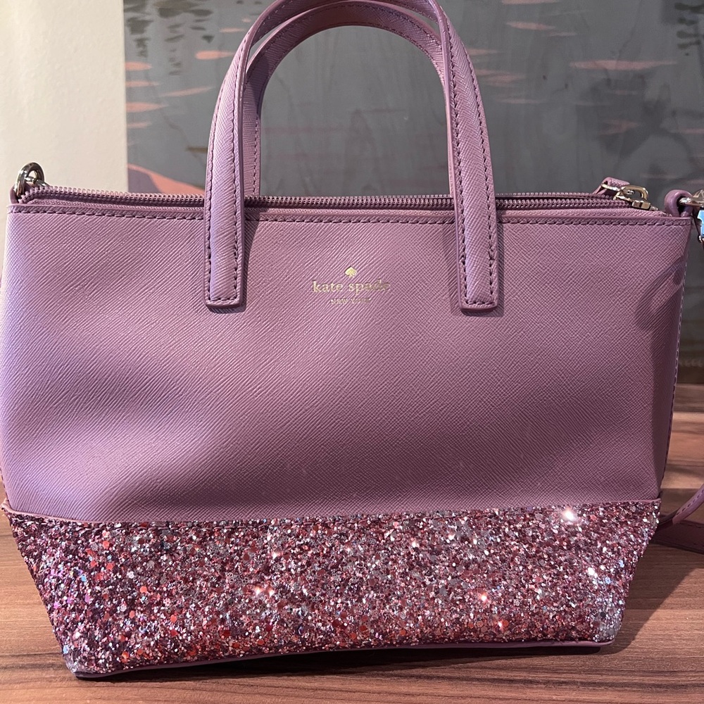 Kate Spade crossbody glitter bag